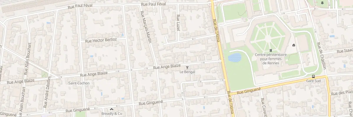 Plan du 83 Rue Ange Blaize à Rennes