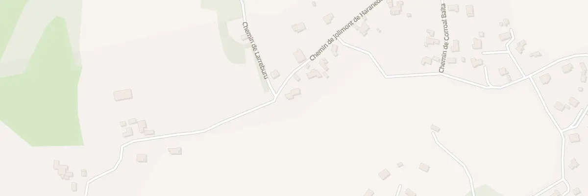 Plan du 710 Che Jolimon de Haraneder à Urrugne