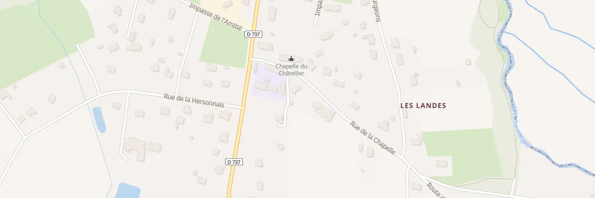 Plan du 6 Rue de la Chapelle à Pléchâtel