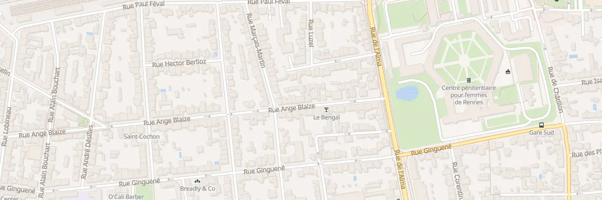 Plan du 81 Rue Ange Blaize à Rennes