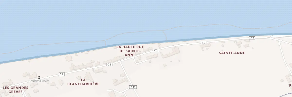 Plan du 5444 La Haute Rue de Saint Anne à Cherrueix