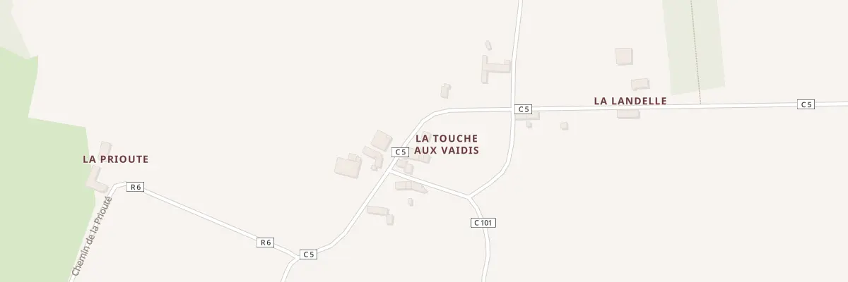 Plan du 5118 La Touche aux Vaidis à Broualan