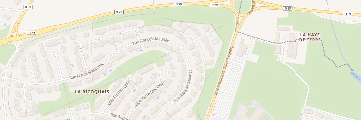 Plan du 40 Rue François Mauriac à Saint-Grégoire