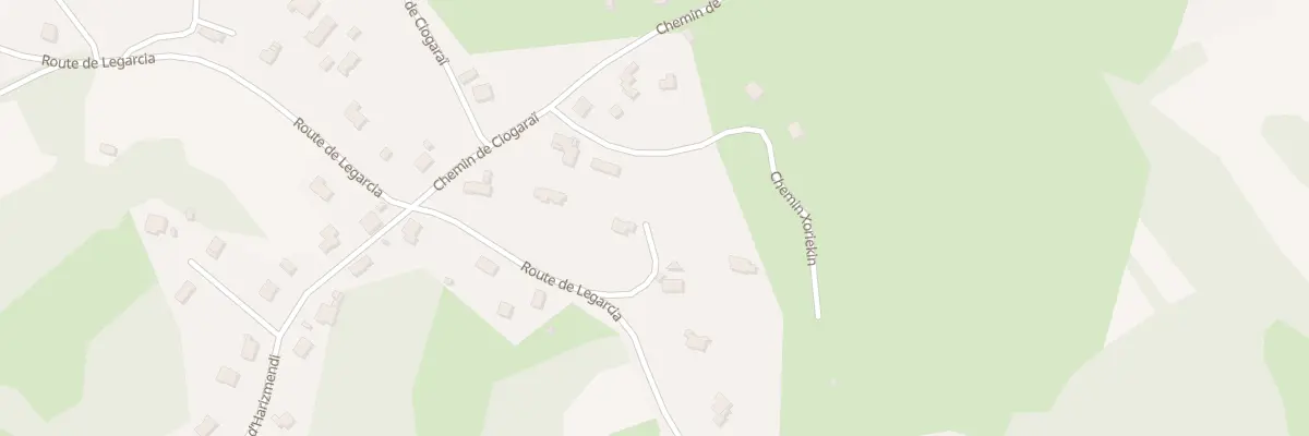 Plan du 1245 Rte de Legarcia à Urrugne