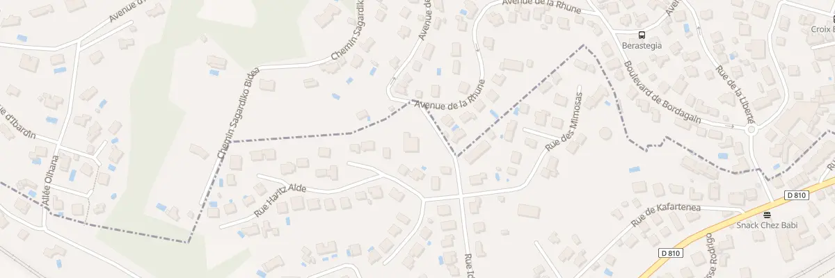 Plan du 19 Rue Iduski Alde à Urrugne
