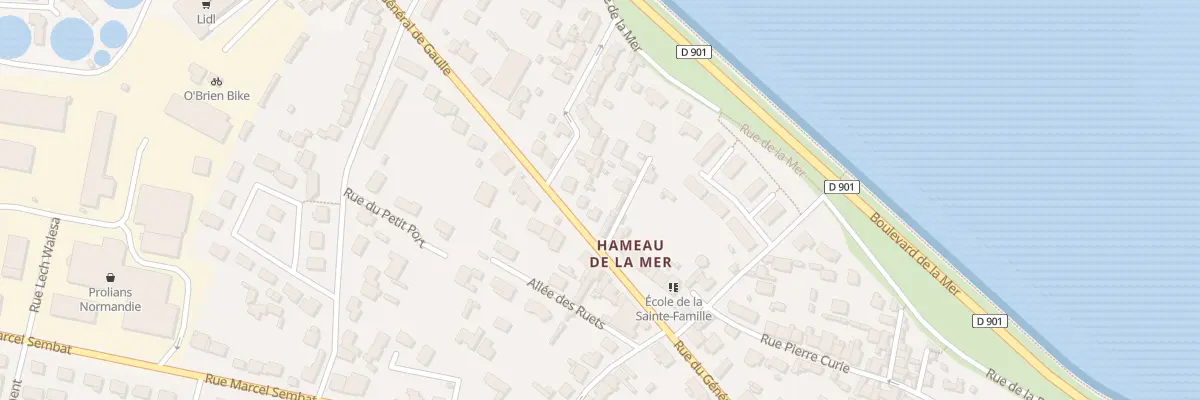 Plan du 84 Rue Gal de Gaulle Equeurdrevil à Cherbourg-en-Cotentin
