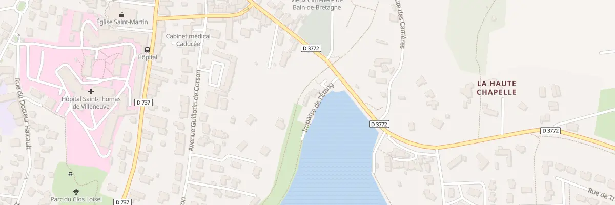 Plan du 6 Imp de l’Etang à Bain-de-Bretagne