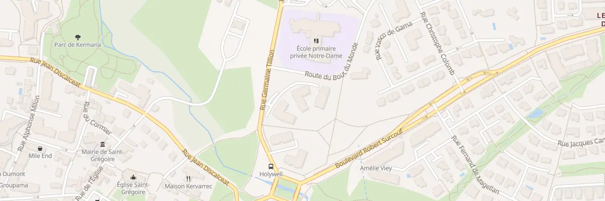 Plan du 10 Rue Germaine Tillion à Saint-Grégoire