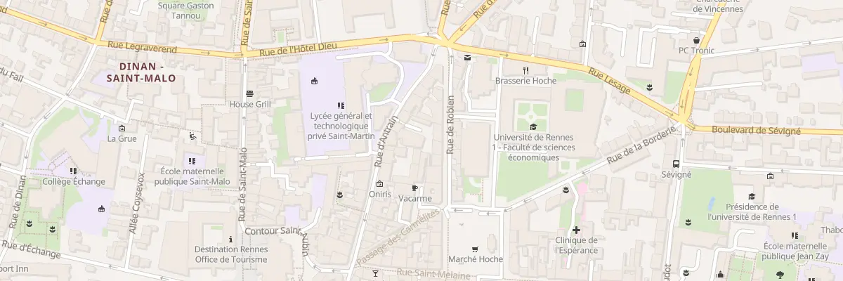 Plan du 48 Rue d’Antrain à Rennes