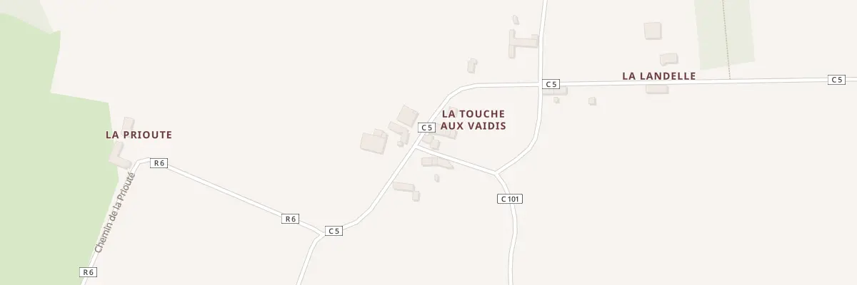 Plan du 5120 La Touche aux Vaidis à Broualan