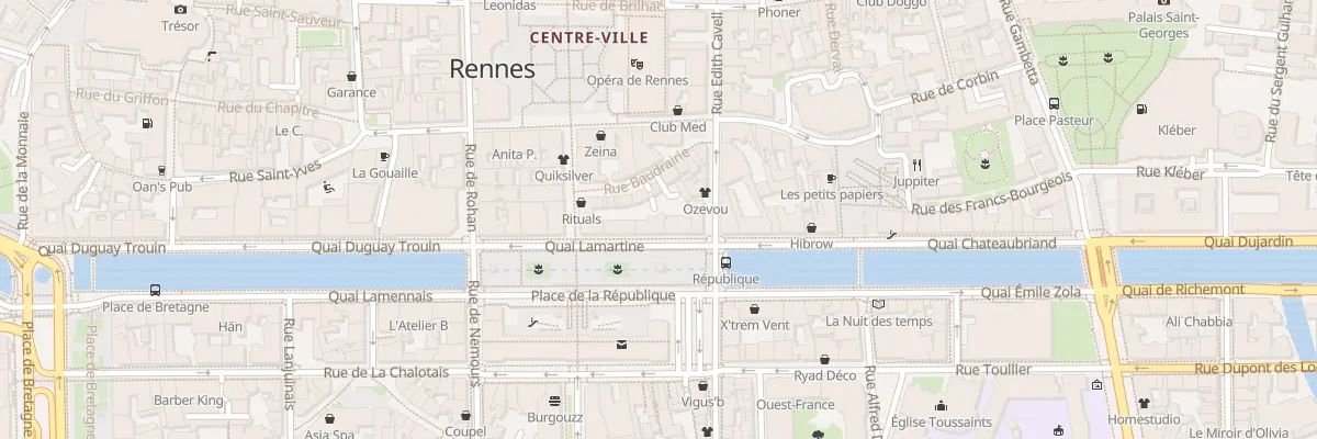 Plan du 17 Quai Lamartine à Rennes
