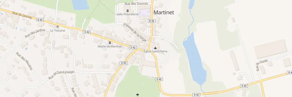 Plan du 1 Rue de la Fontaine à Martinet