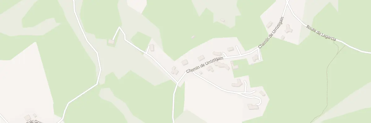 Plan du 340 Che d’Urriztigain à Urrugne
