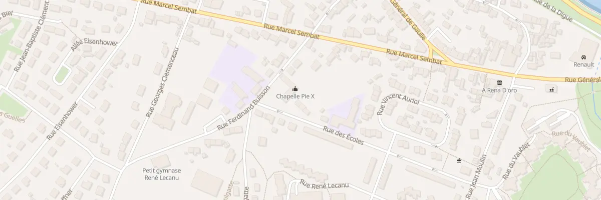 Plan du 34 Rue des Ecoles - Equeurdrevill à Cherbourg-en-Cotentin