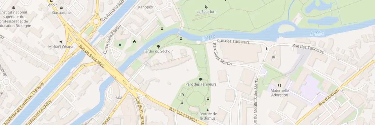 Plan du 3 Rue François Ménez à Rennes