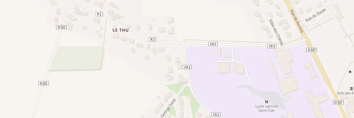 Plan du 31 Rue du Clos Morin à Derval