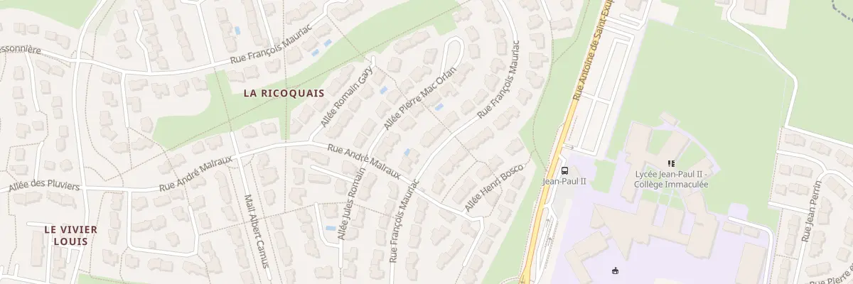Plan du 58 Rue François Mauriac à Saint-Grégoire