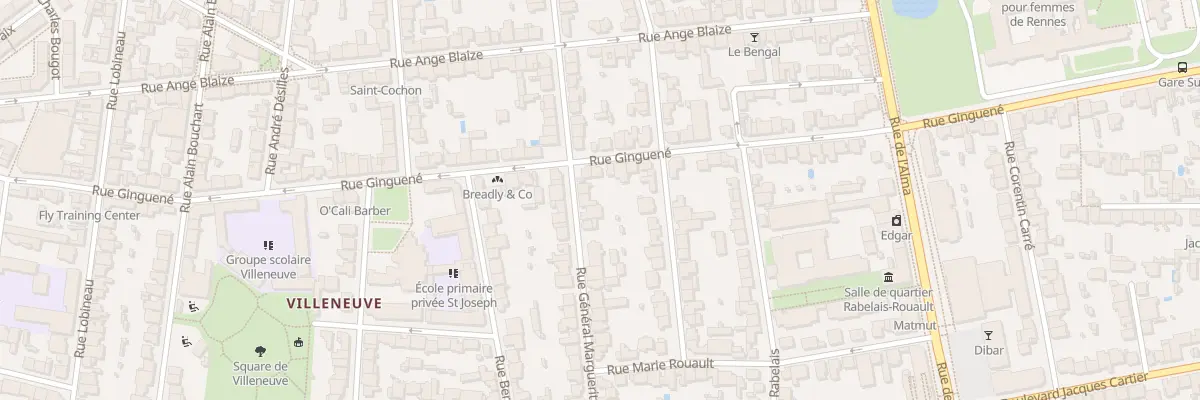 Plan du 49 Rue du General Margueritte à Rennes
