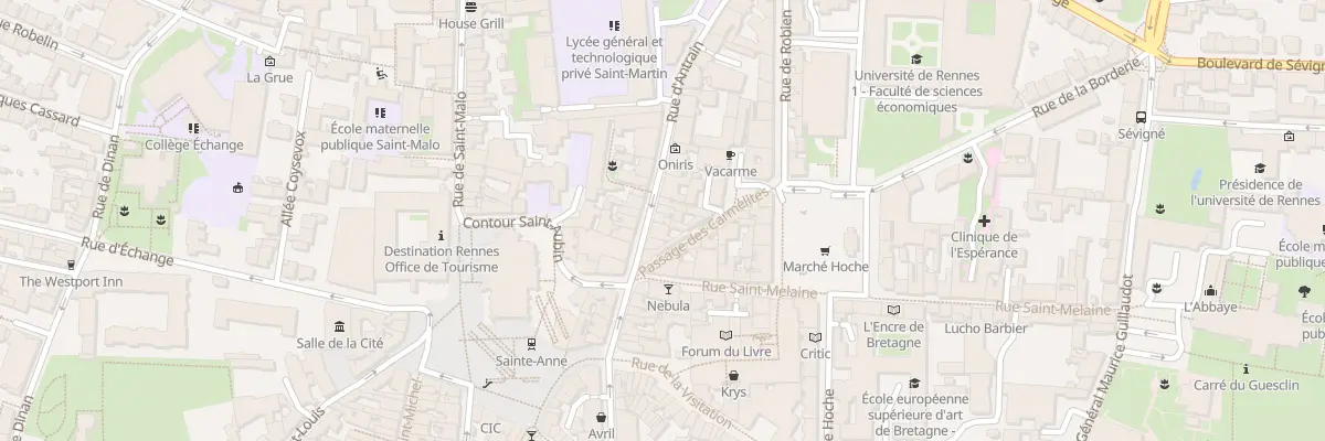 Plan du 22 Rue d’Antrain à Rennes