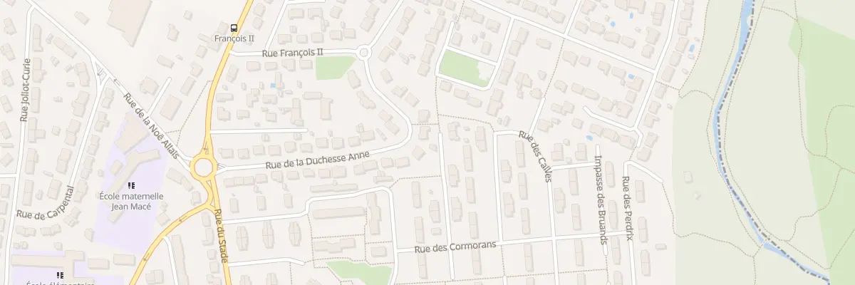 Plan du 28 Rue de la Duchesse Anne à Couëron