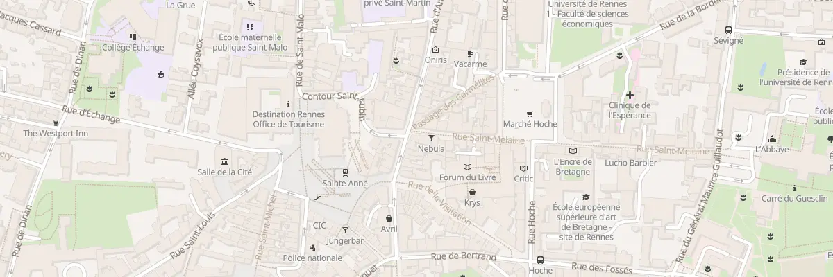 Plan du 14 Rue d’Antrain à Rennes