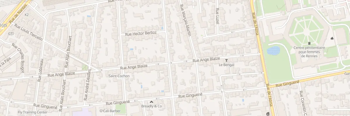 Plan du 29 Rue du General Margueritte à Rennes