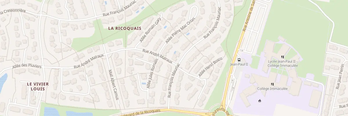 Plan du 62 Rue François Mauriac à Saint-Grégoire