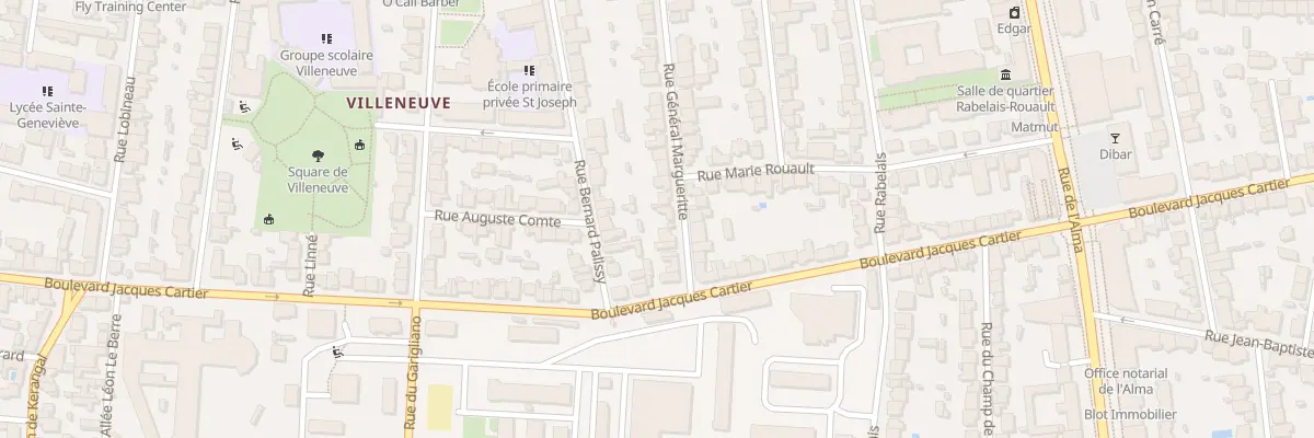 Plan du 72 Rue du General Margueritte à Rennes