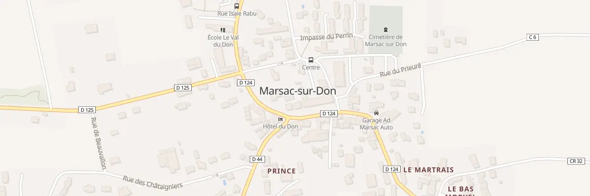 Plan du 11 Rue du General de Gaulle à Marsac-sur-Don