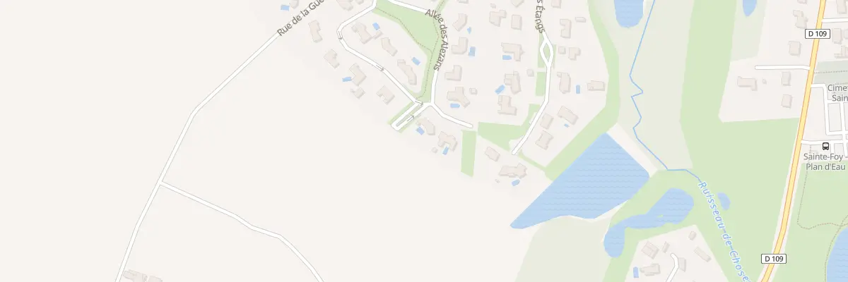 Plan du 254 All des Alezans à Sainte-Foy