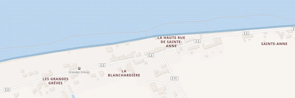 Plan du 201B La Haute Rue de Saint Anne à Cherrueix