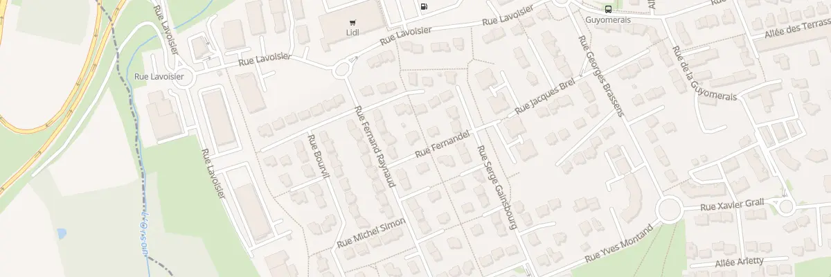 Plan du 1 Rue Fernandel à Noyal-Châtillon-sur-Seiche