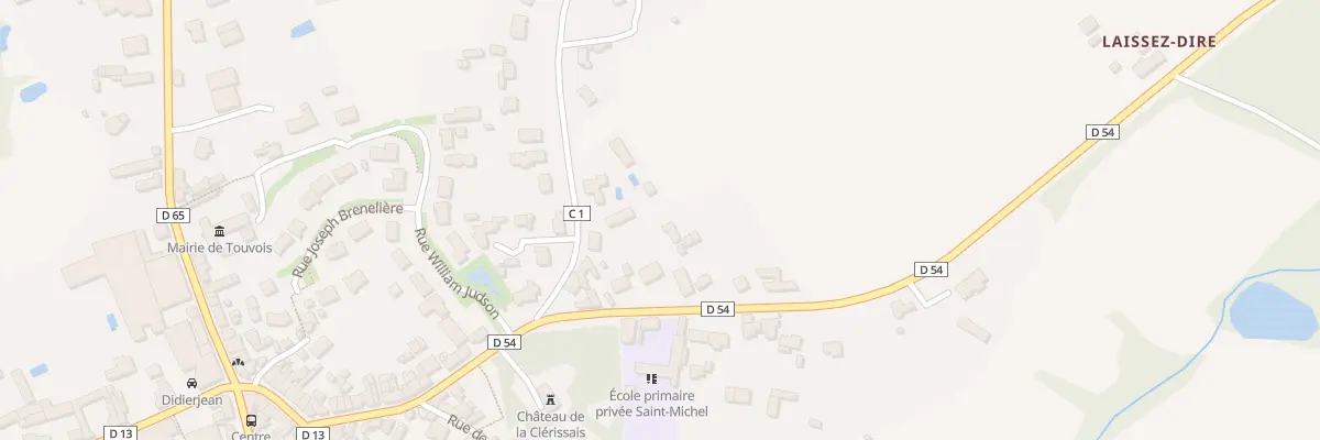 Plan du 35 Rue de la Foret à Touvois