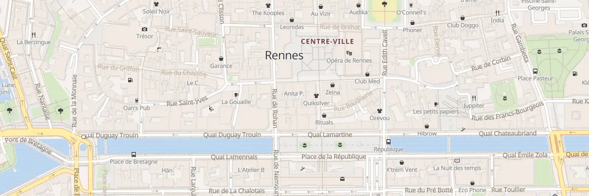 Plan du 3A Rue Ferdinand Buisson à Rennes