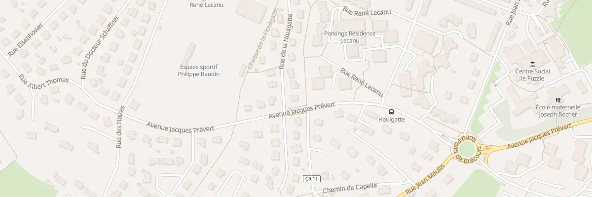 Plan du 17 Rue de la Houlgate Equeurdrevi à Cherbourg-en-Cotentin