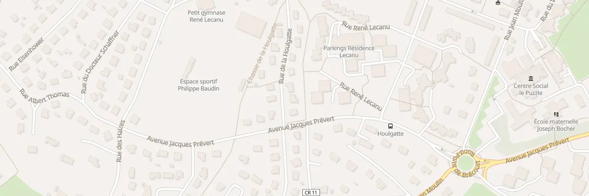 Plan du 15 Rue de la Houlgate Equeurdrevi à Cherbourg-en-Cotentin