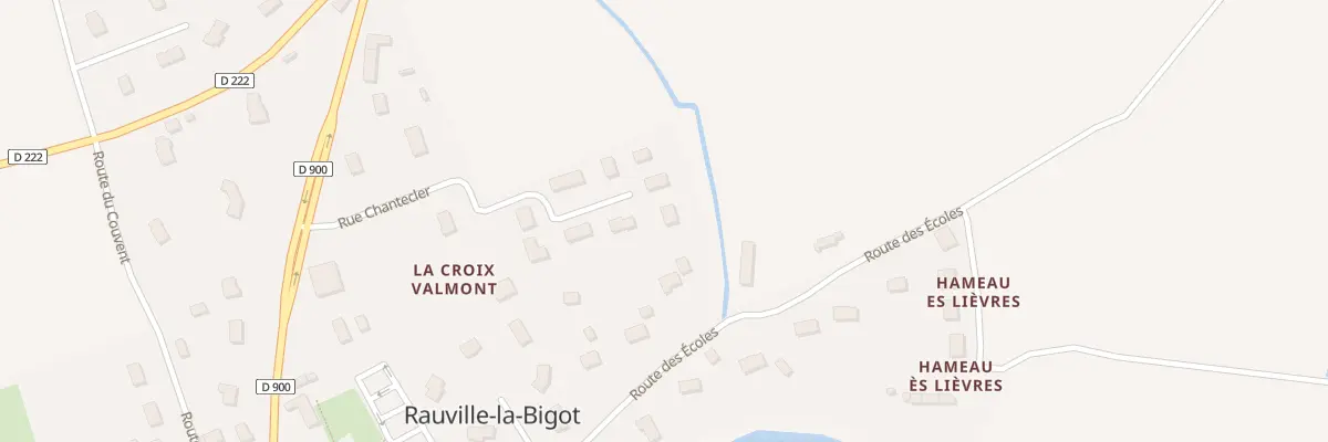 Plan du 5 Res le Pas Criquet à Rauville-la-Bigot