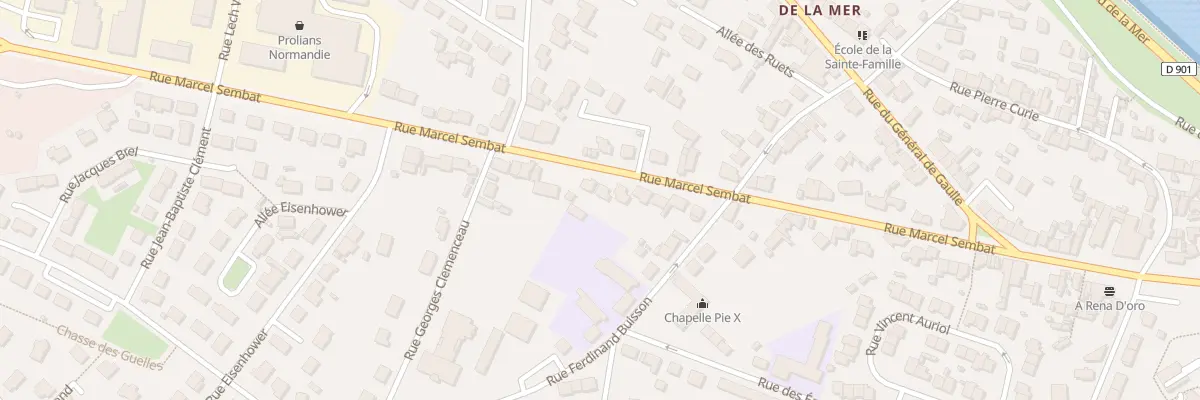 Plan du 33 Rue Marcel Sembat à Cherbourg-en-Cotentin