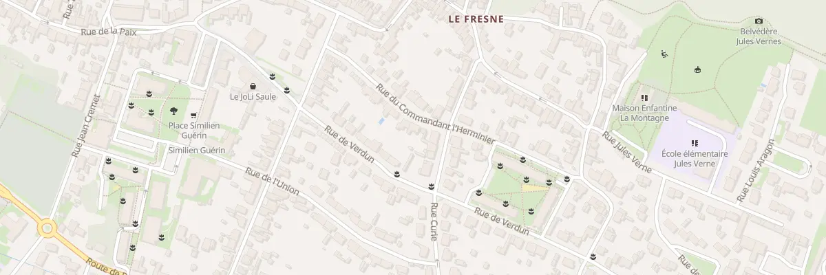 Plan du 8 Rue du Commandant l’Herminier à La Montagne