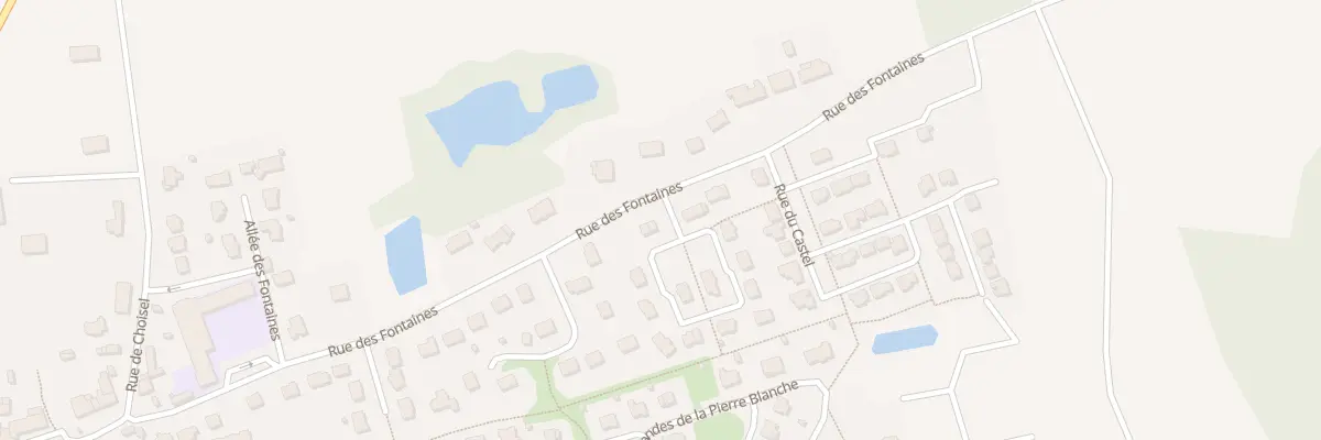 Plan du 1 Res du Chene Loret à Poligné