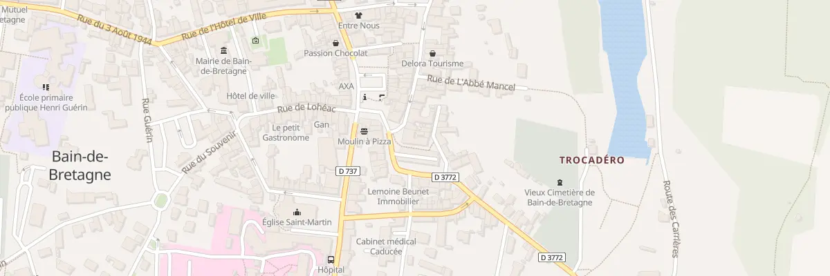 Plan du 35 Gr Grande Rue à Bain-de-Bretagne