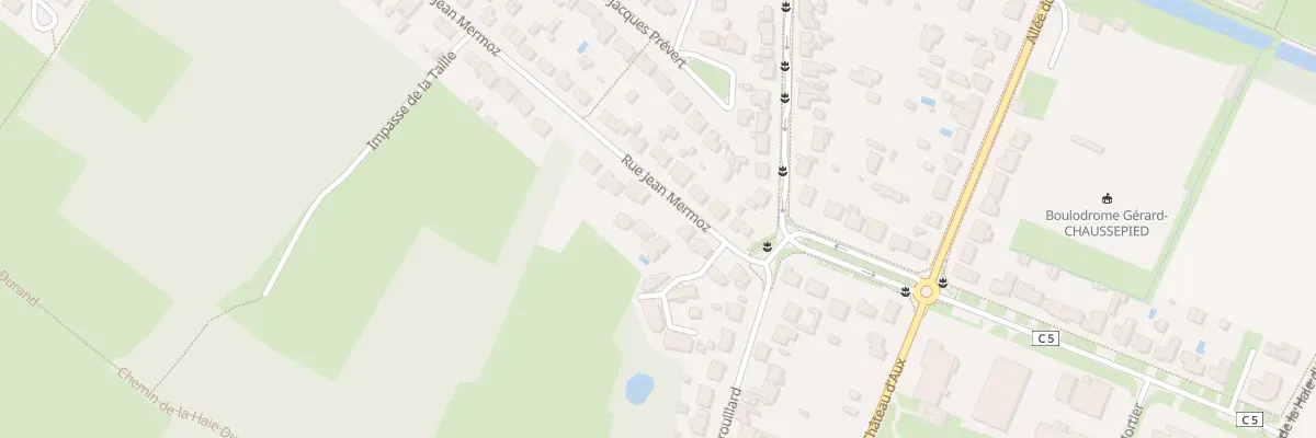 Plan du 5 Rue Jean Mermoz à La Montagne