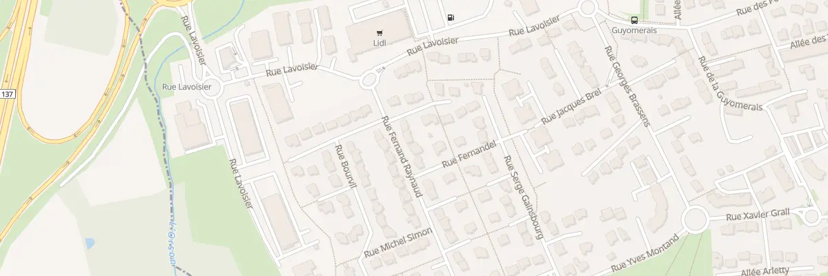 Plan du 3 Rue Fernand Raynaud à Noyal-Châtillon-sur-Seiche
