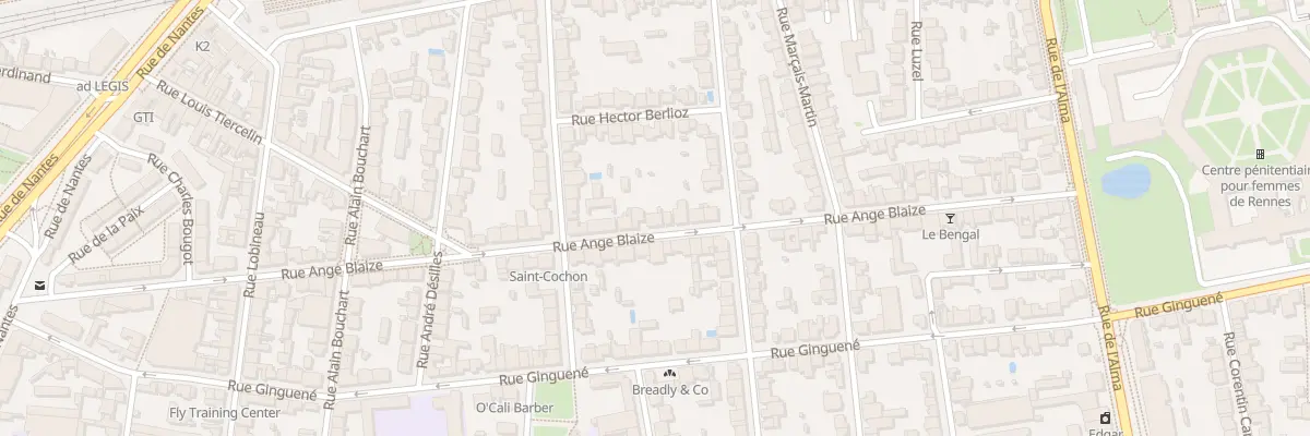Plan du 55 Rue Ange Blaize à Rennes