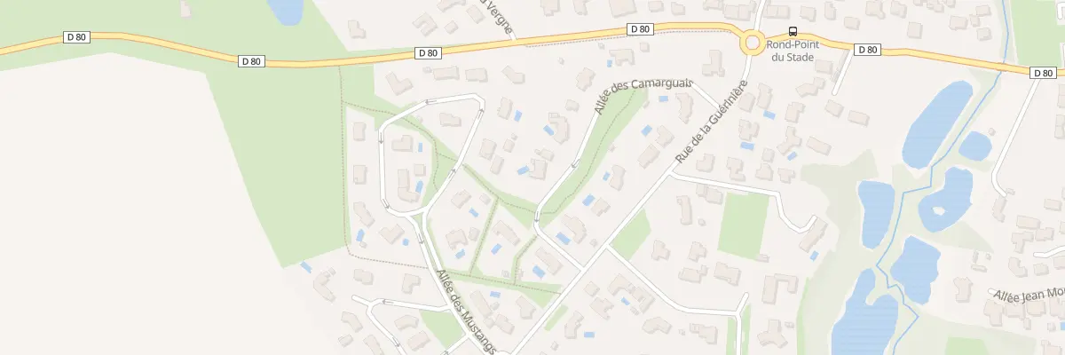 Plan du 192 All des Camarguais à Sainte-Foy