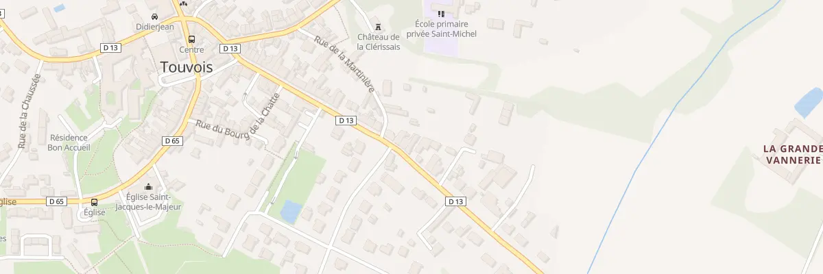 Plan du 59 Rue du Général Charette à Touvois