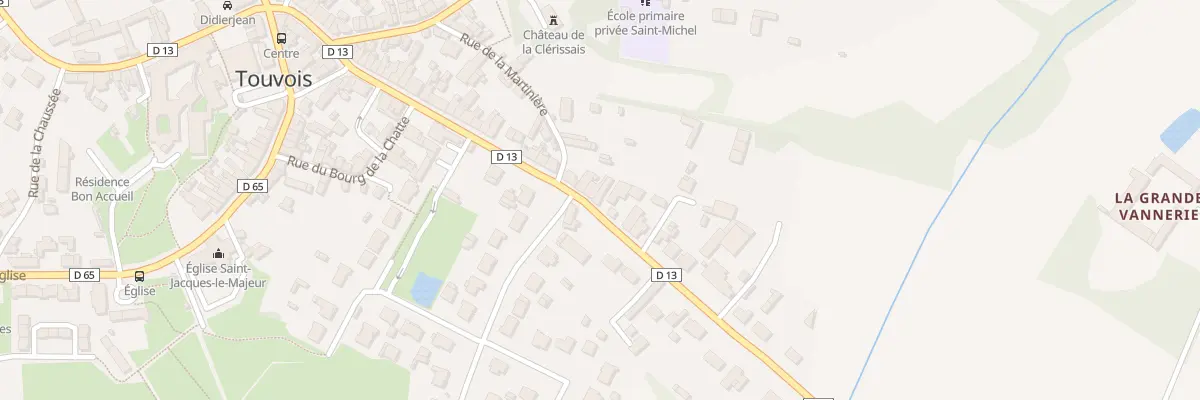 Plan du 61 Rue du Général Charette à Touvois