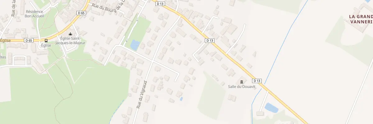 Plan du 4 Rue des Aubépines à Touvois