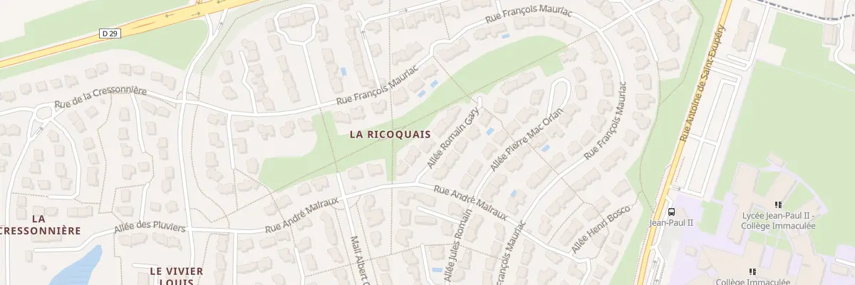Plan du 5 All Romain Gary à Saint-Grégoire