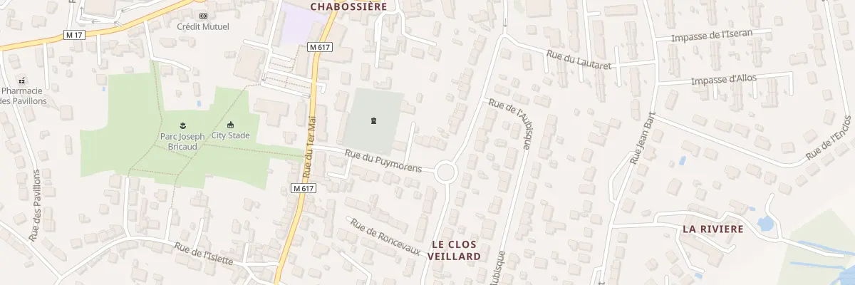 Plan du 9 Rue du Puymorens à Couëron